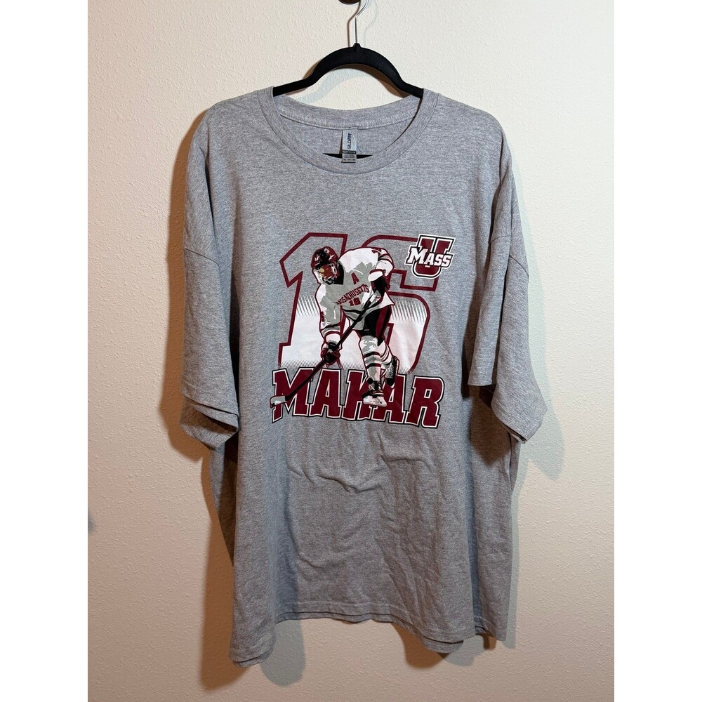 Cale Makar UMass Hockey Graphic Tee Shirt Men’s 3XL NEW with Tags!